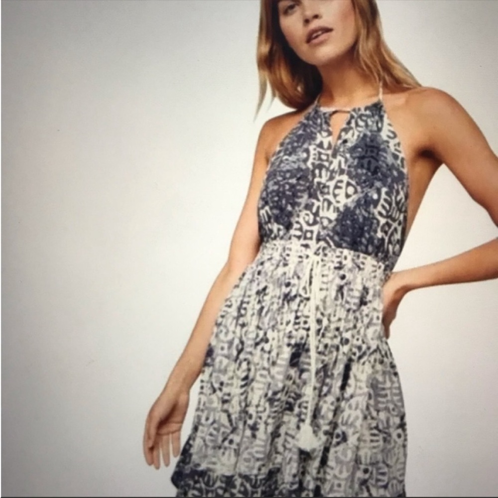🆕 Free People “Beach Day” halter top, coastal core, romantic, cozy dress